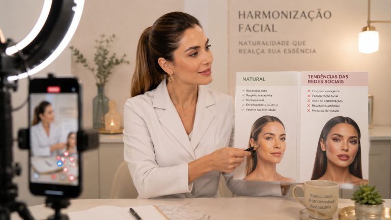 Harmonização Facial: Natural vs Tendências das Redes Sociais