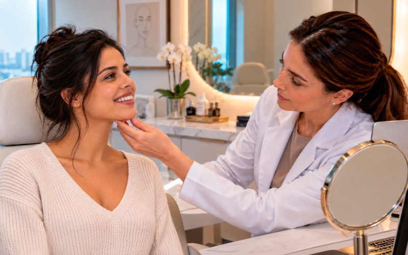 Harmonização facial para rosto fino: como equilibrar as proporções sem perder a naturalidade